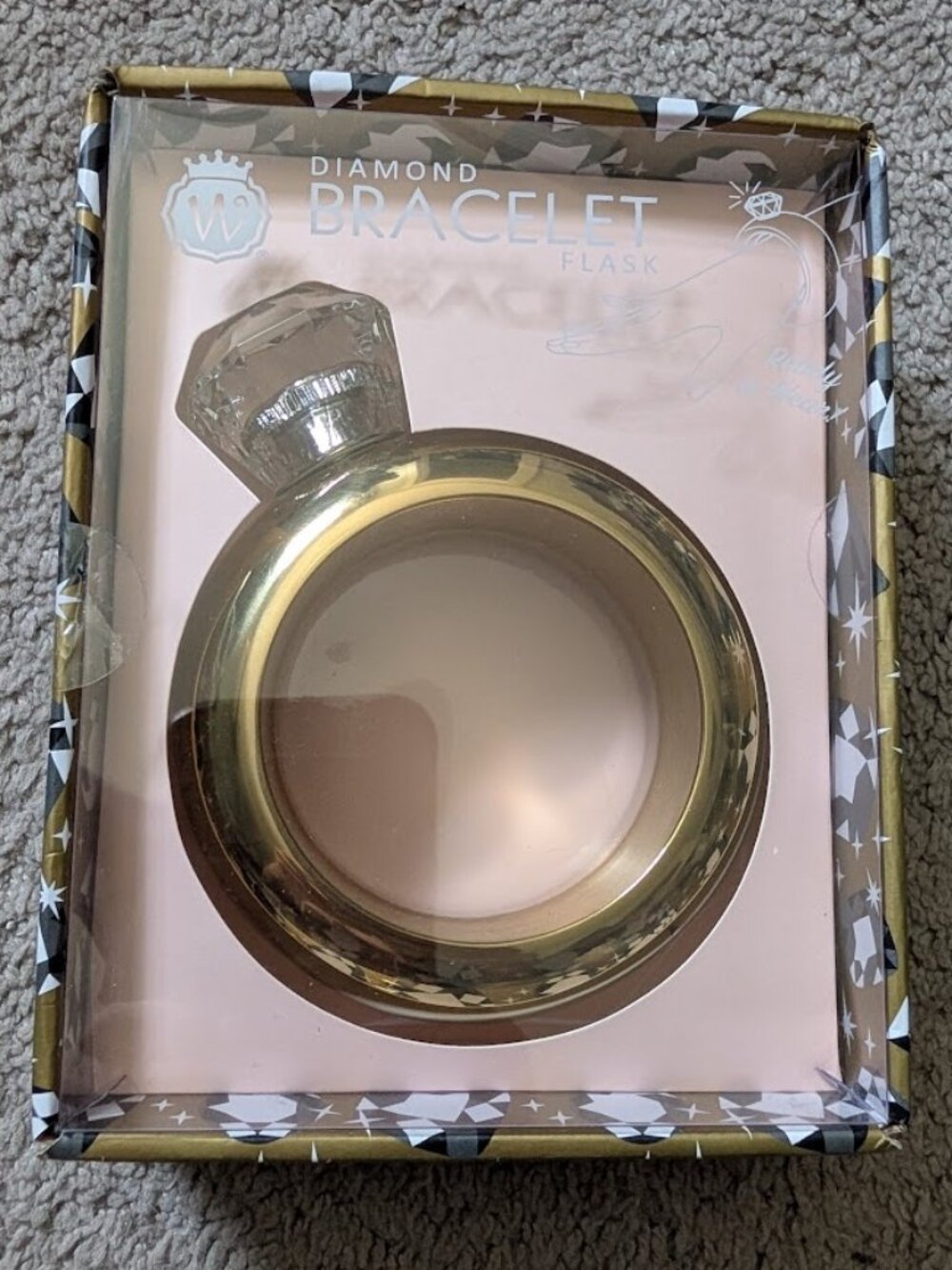 Wild Eye Designs Diamond Bracelet Flask – New in Box